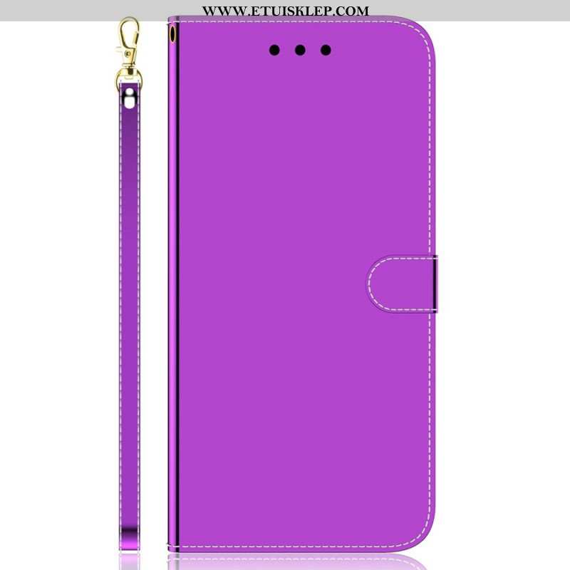 Etui Na Telefon Pokrowce do Oppo Reno 8 Pro Lustro I Smycz